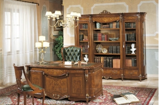 Grilli奢華新古典露木色書(shū)房系列