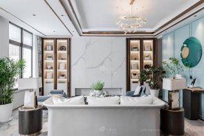 江蘇揚(yáng)州現(xiàn)代輕奢別墅家具樣板間項(xiàng)目實(shí)景案例實(shí)景完工展示！